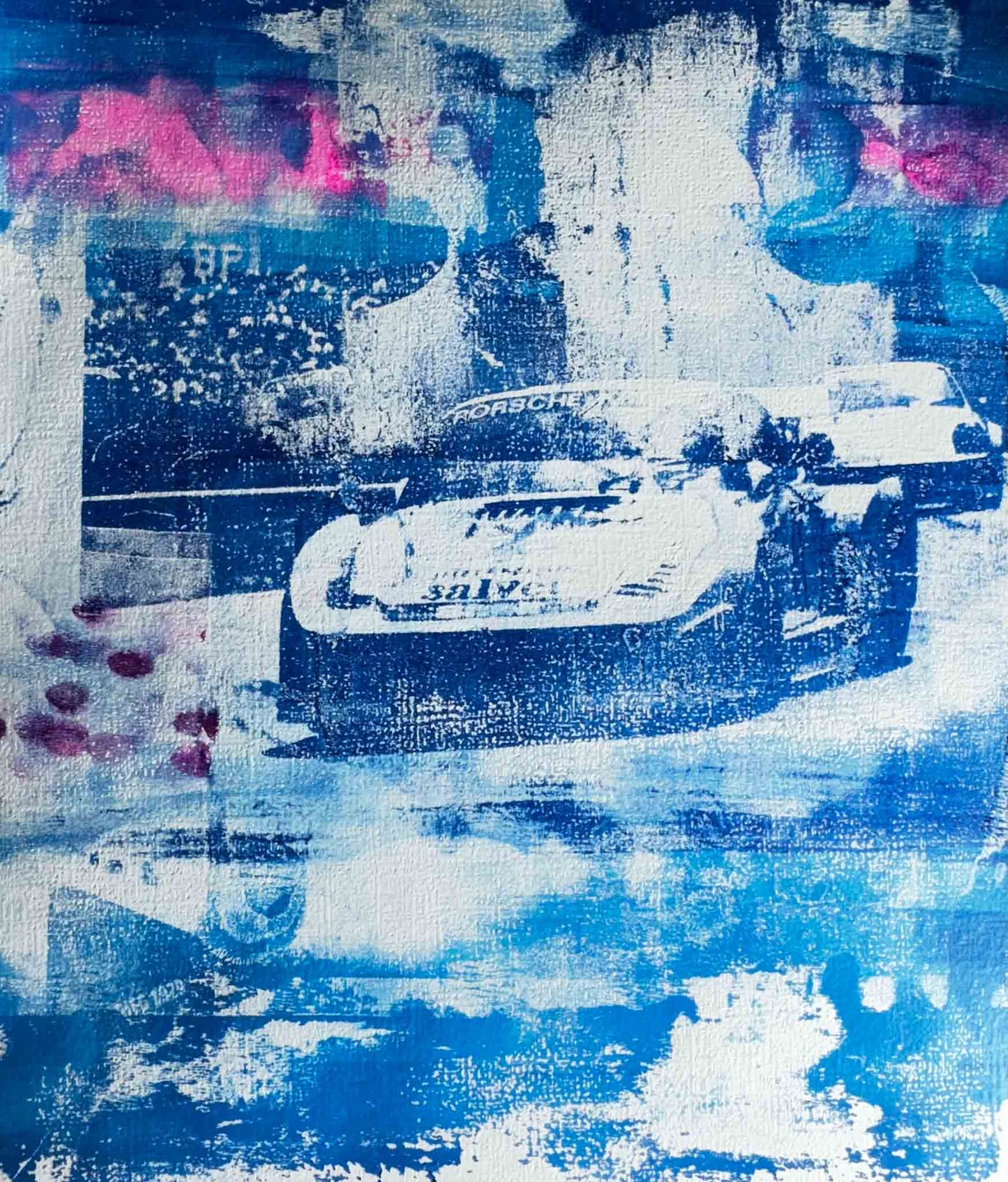 Feeling Blue – Porsche 935 Art Print